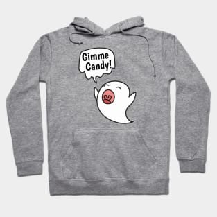 Gimme Candy! Halloween Funny Ghost for Trick Or Treat Hoodie